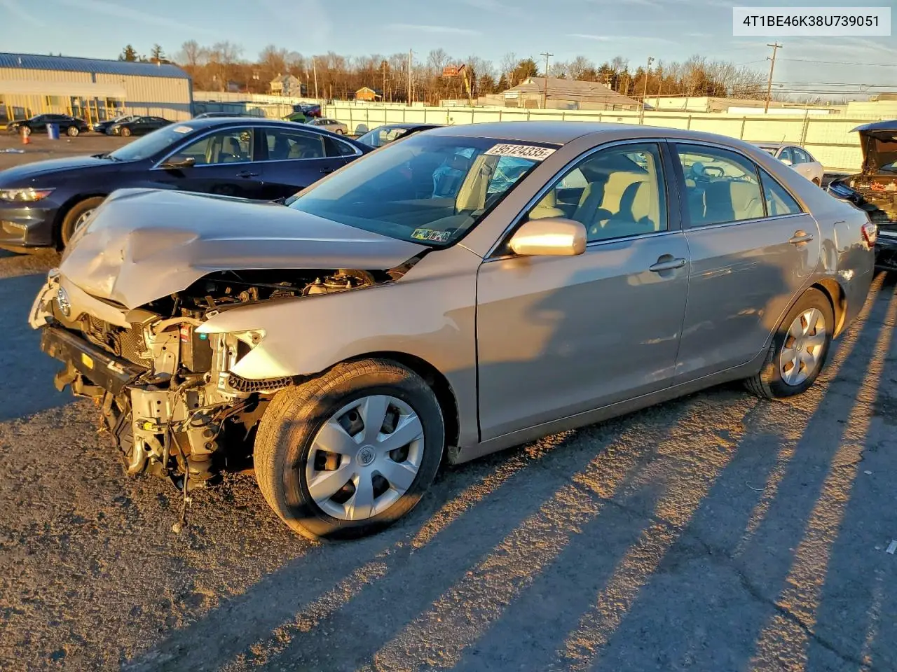 4T1BE46K38U739051 2008 Toyota Camry Ce