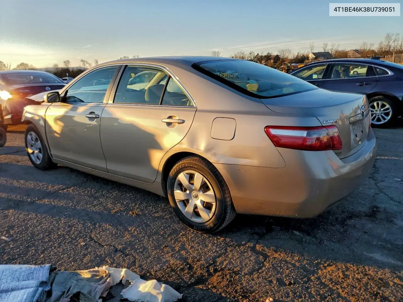 4T1BE46K38U739051 2008 Toyota Camry Ce
