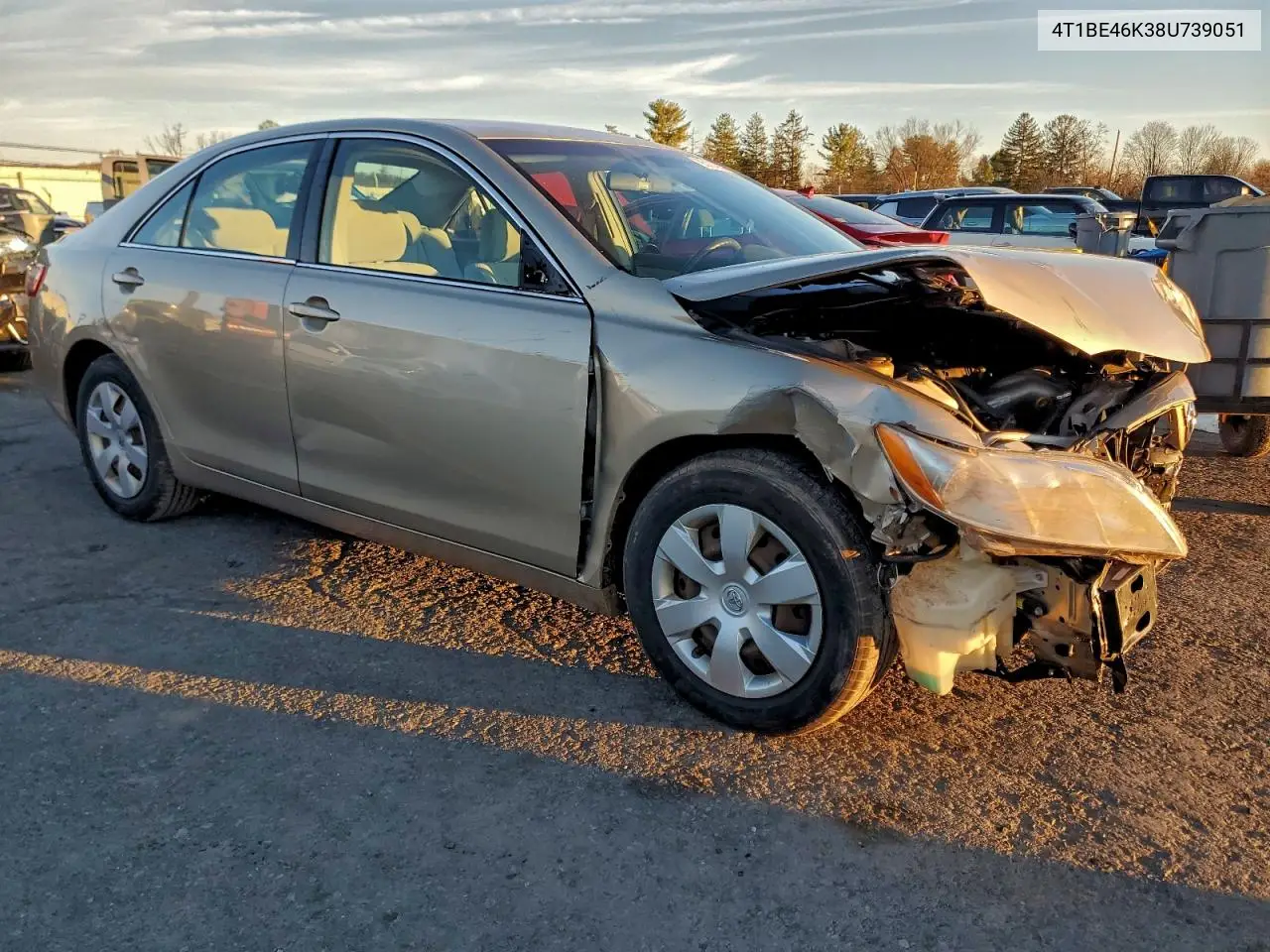 4T1BE46K38U739051 2008 Toyota Camry Ce