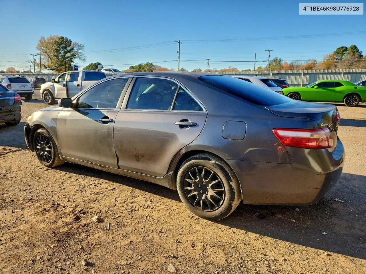 4T1BE46K98U776928 2008 Toyota Camry Ce