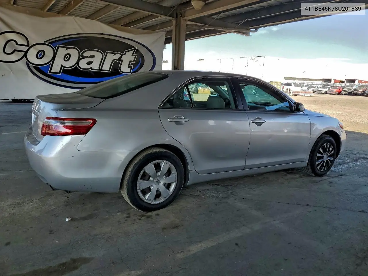 4T1BE46K78U201839 2008 Toyota Camry