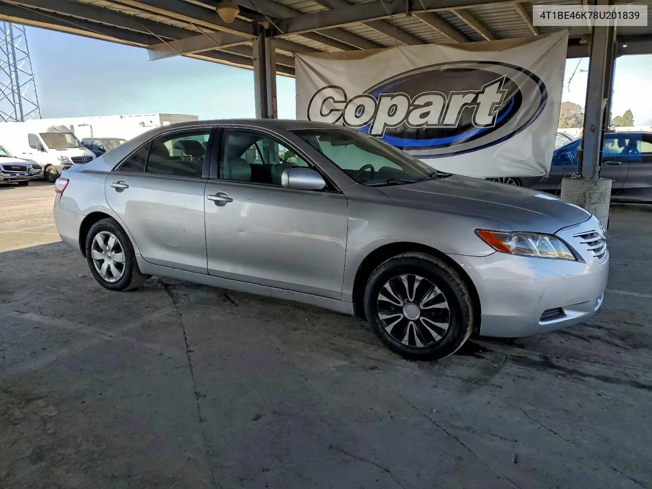 4T1BE46K78U201839 2008 Toyota Camry