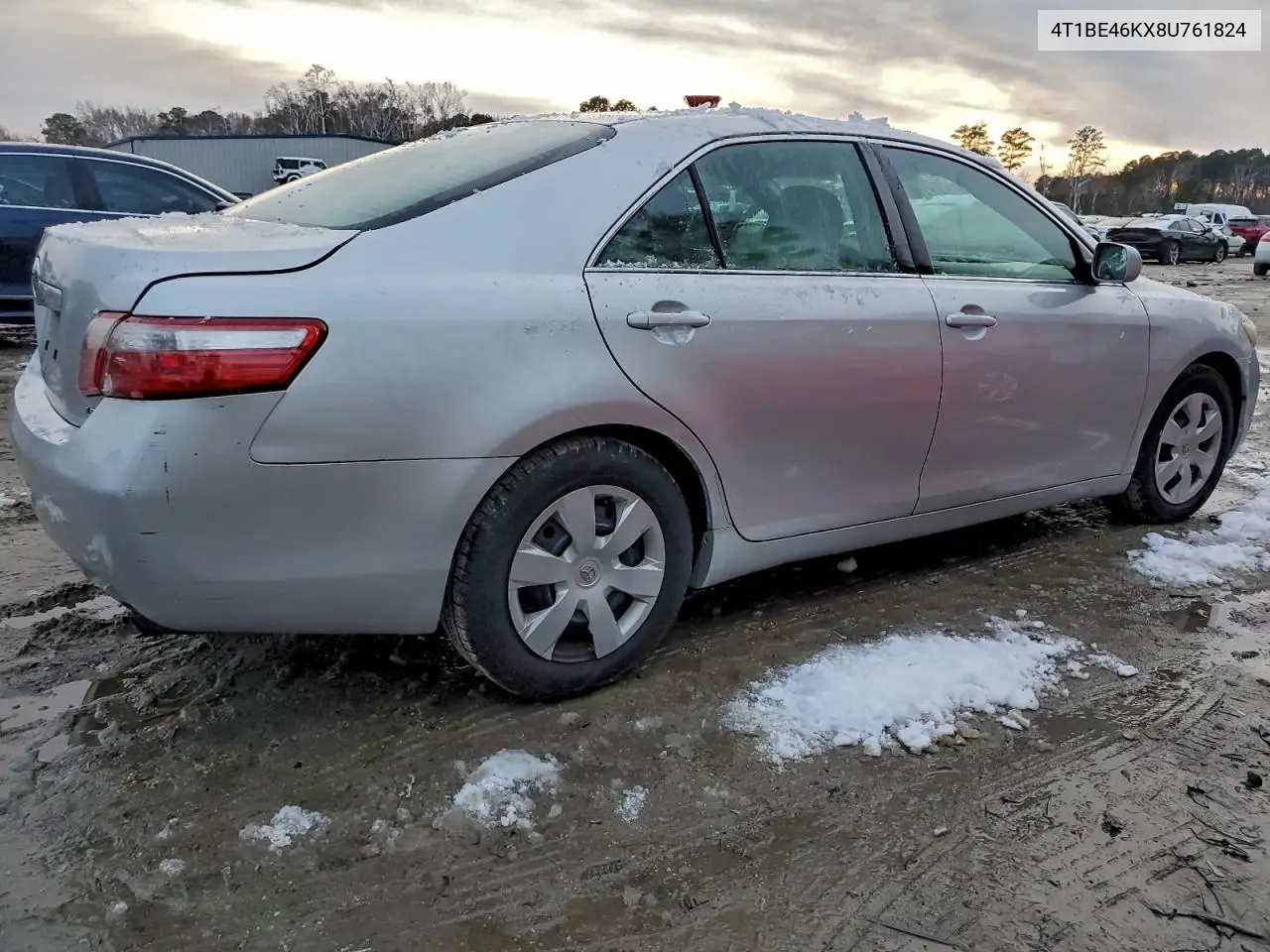 4T1BE46KX8U761824 2008 Toyota Camry Ce