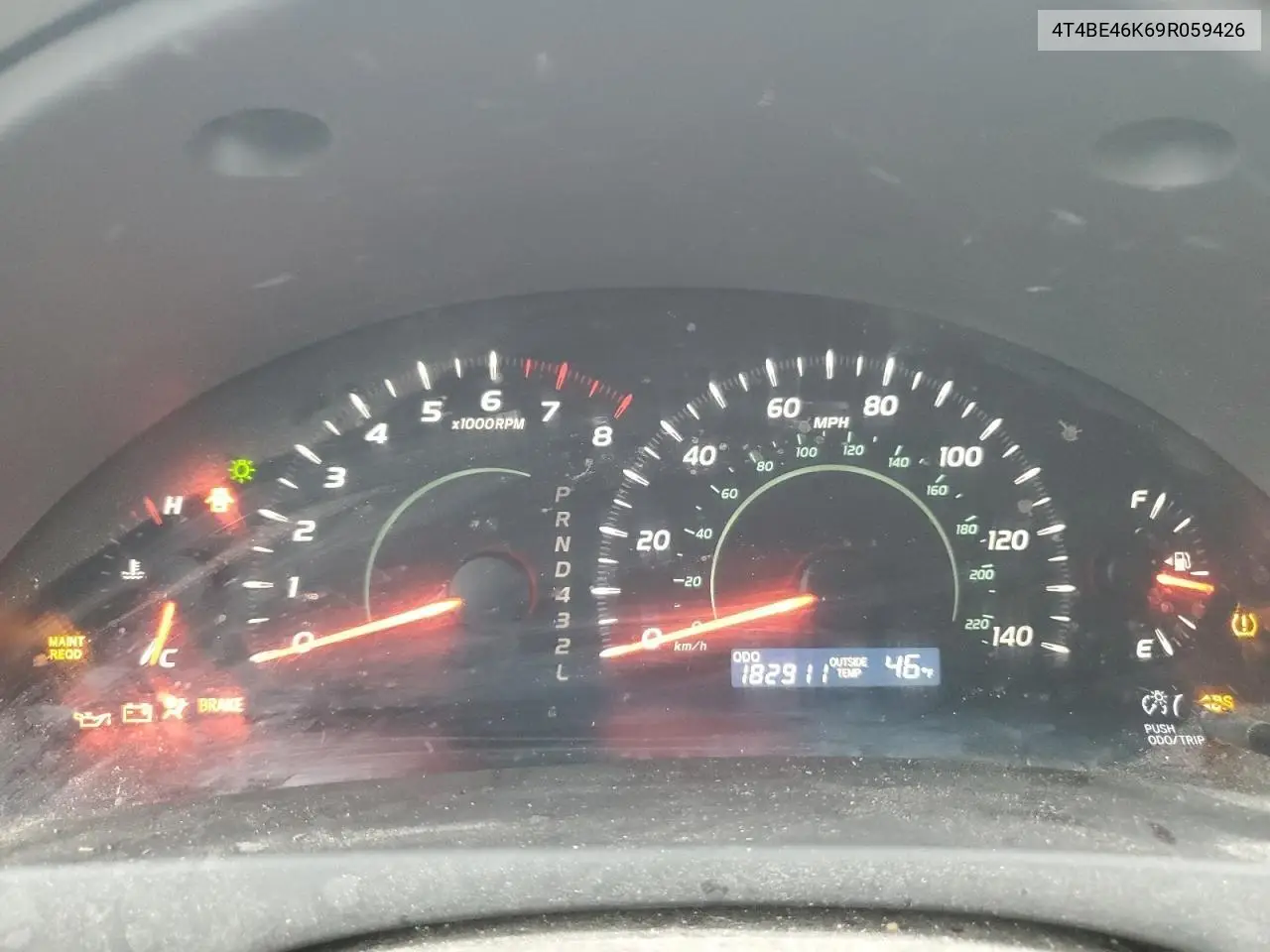 4T4BE46K69R059426 2009 Toyota Camry Base