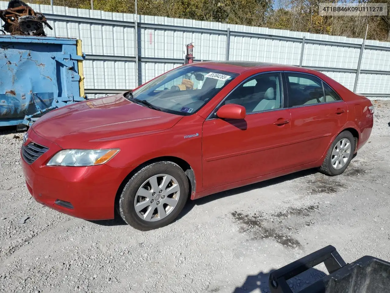 4T1BB46K09U111278 2009 Toyota Camry Hybrid