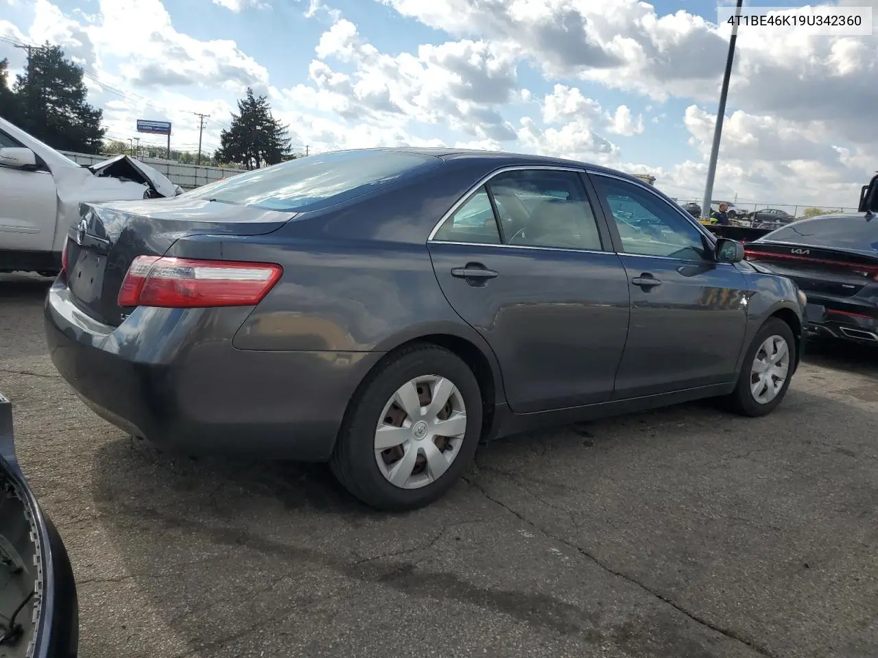 4T1BE46K19U342360 2009 Toyota Camry Base