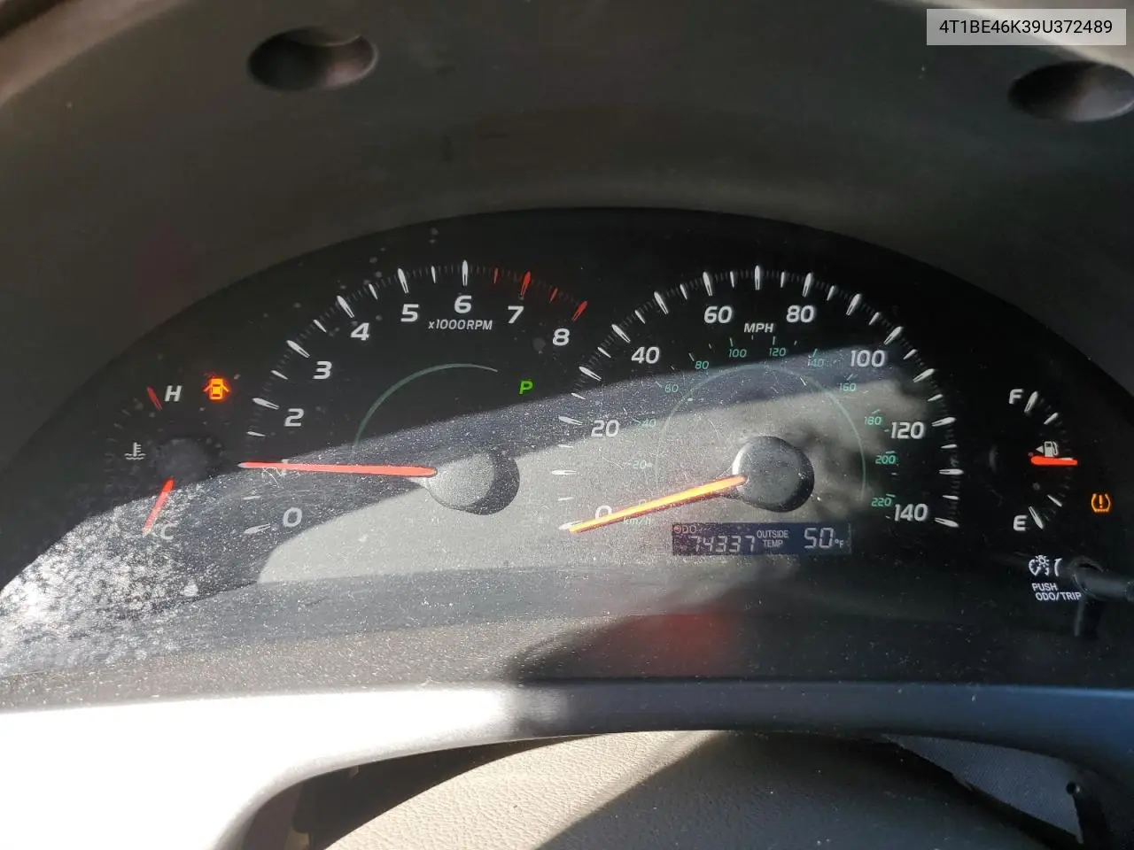 4T1BE46K39U372489 2009 Toyota Camry Base