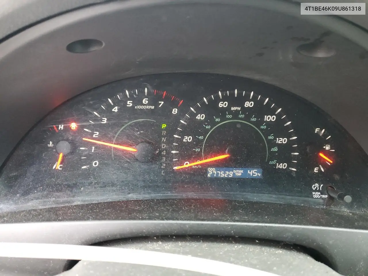 4T1BE46K09U861318 2009 Toyota Camry Base