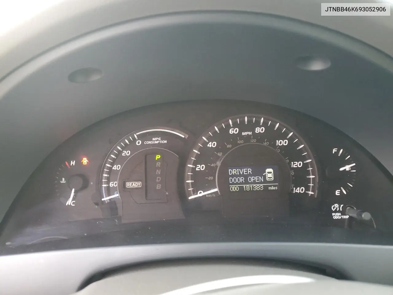 JTNBB46K693052906 2009 Toyota Camry Hybrid