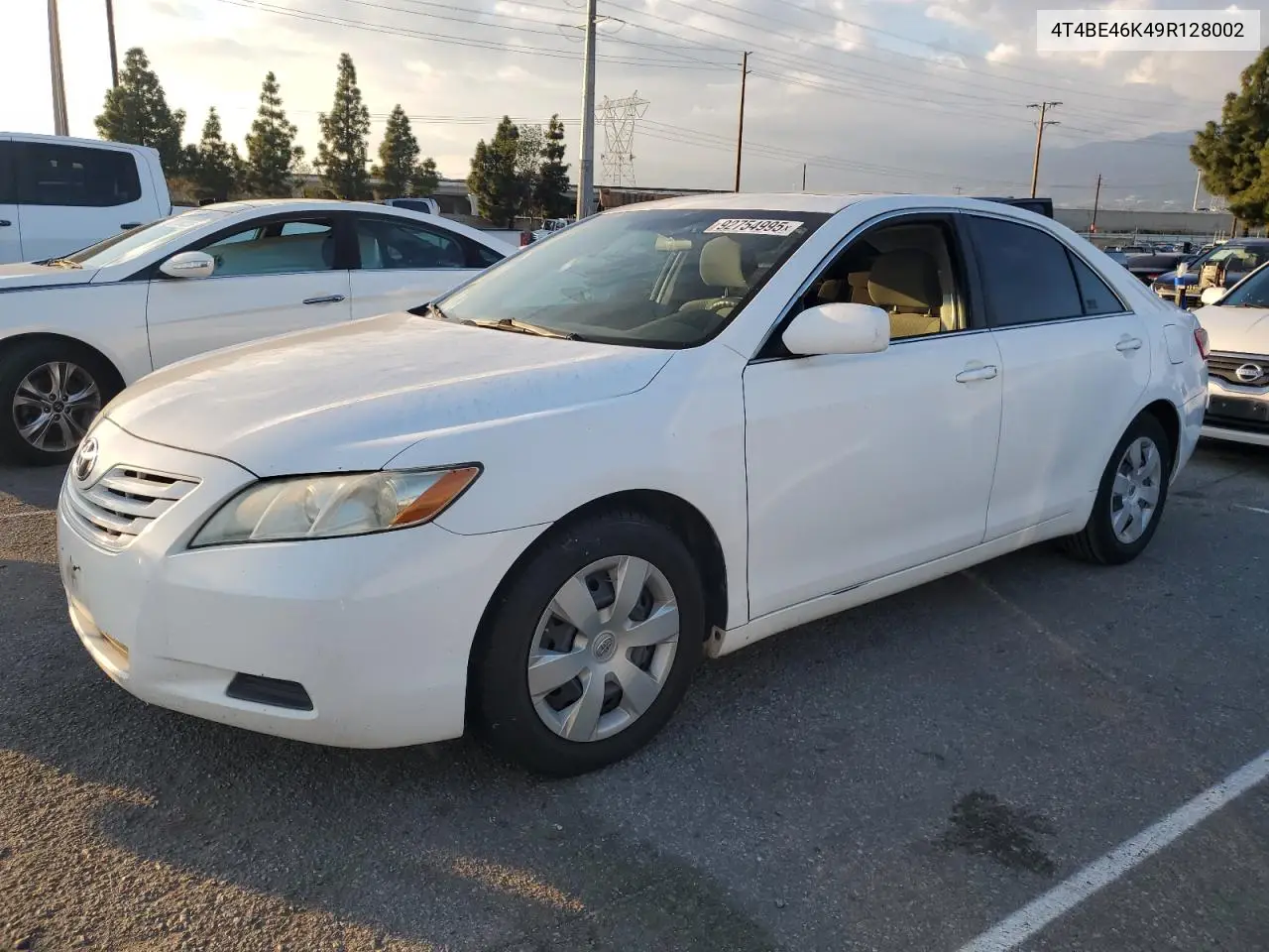 4T4BE46K49R128002 2009 Toyota Camry Base