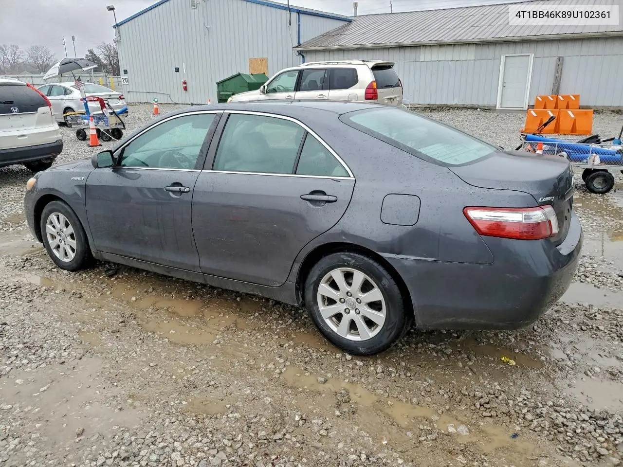 4T1BB46K89U102361 2009 Toyota Camry Hybrid