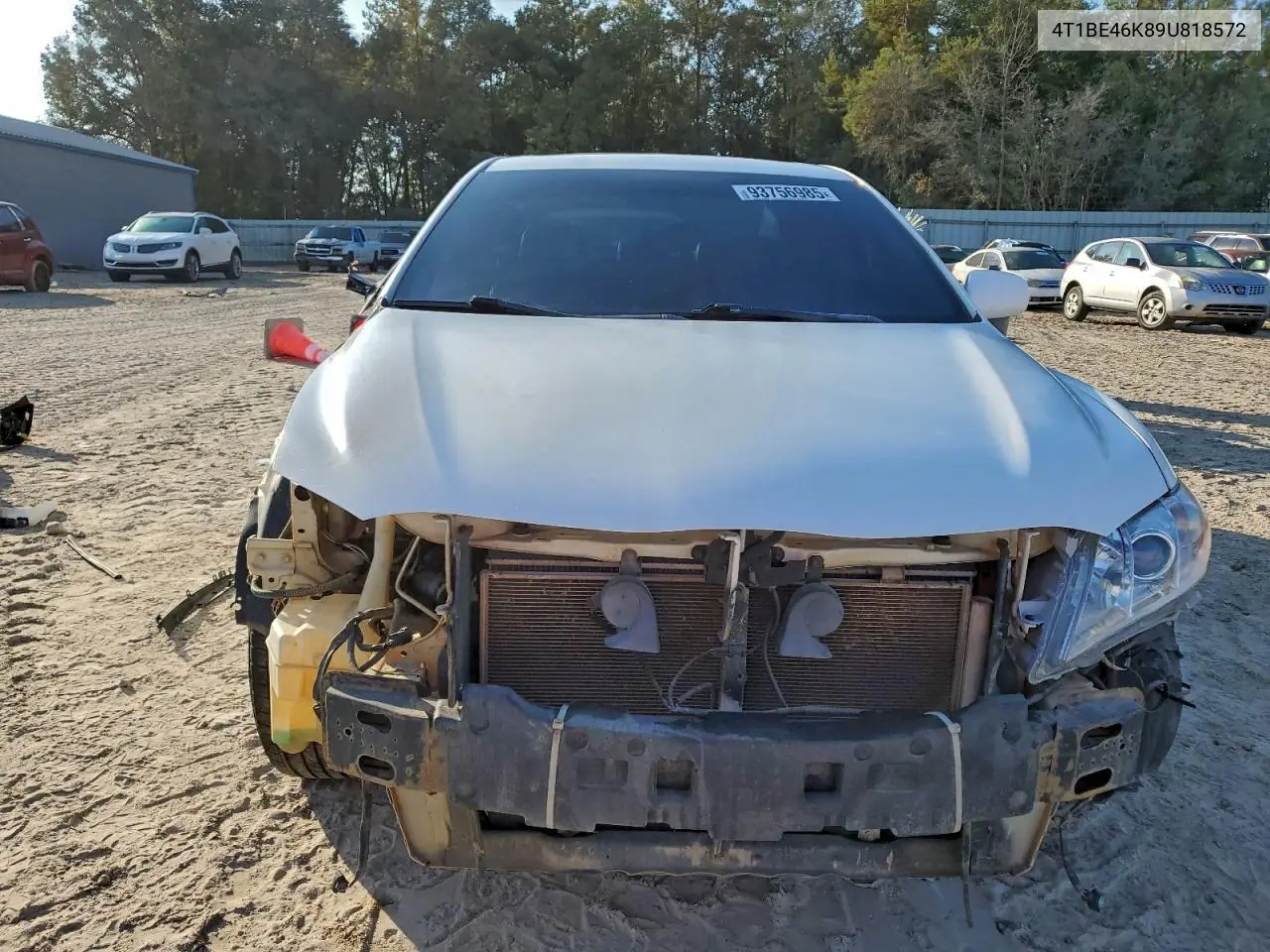4T1BE46K89U818572 2009 Toyota Camry Base