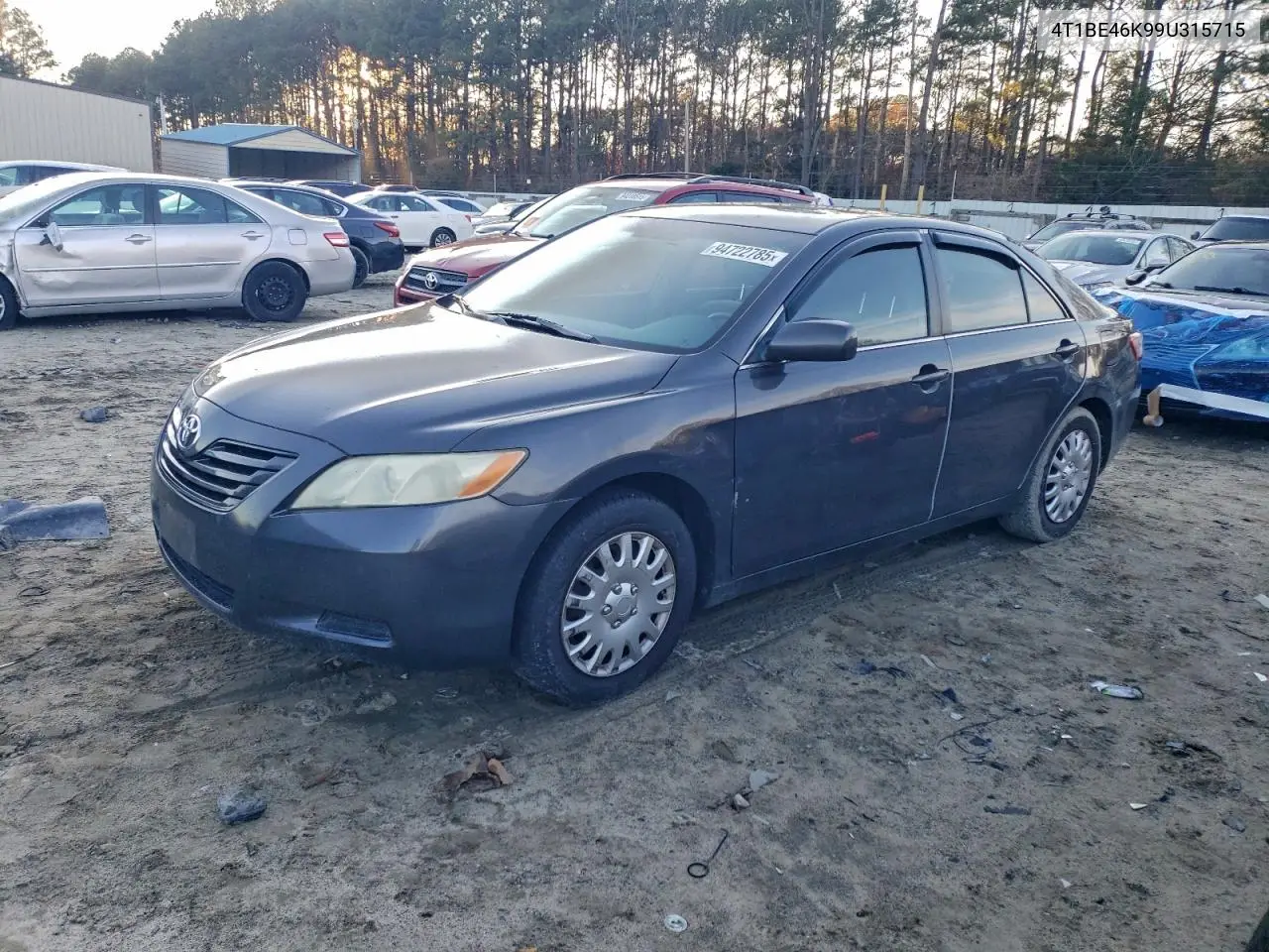 4T1BE46K99U315715 2009 Toyota Camry Base