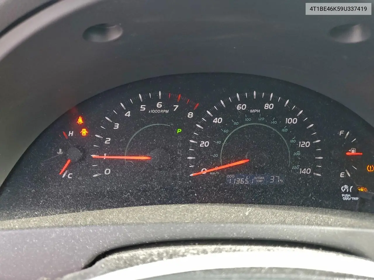 4T1BE46K59U337419 2009 Toyota Camry Base
