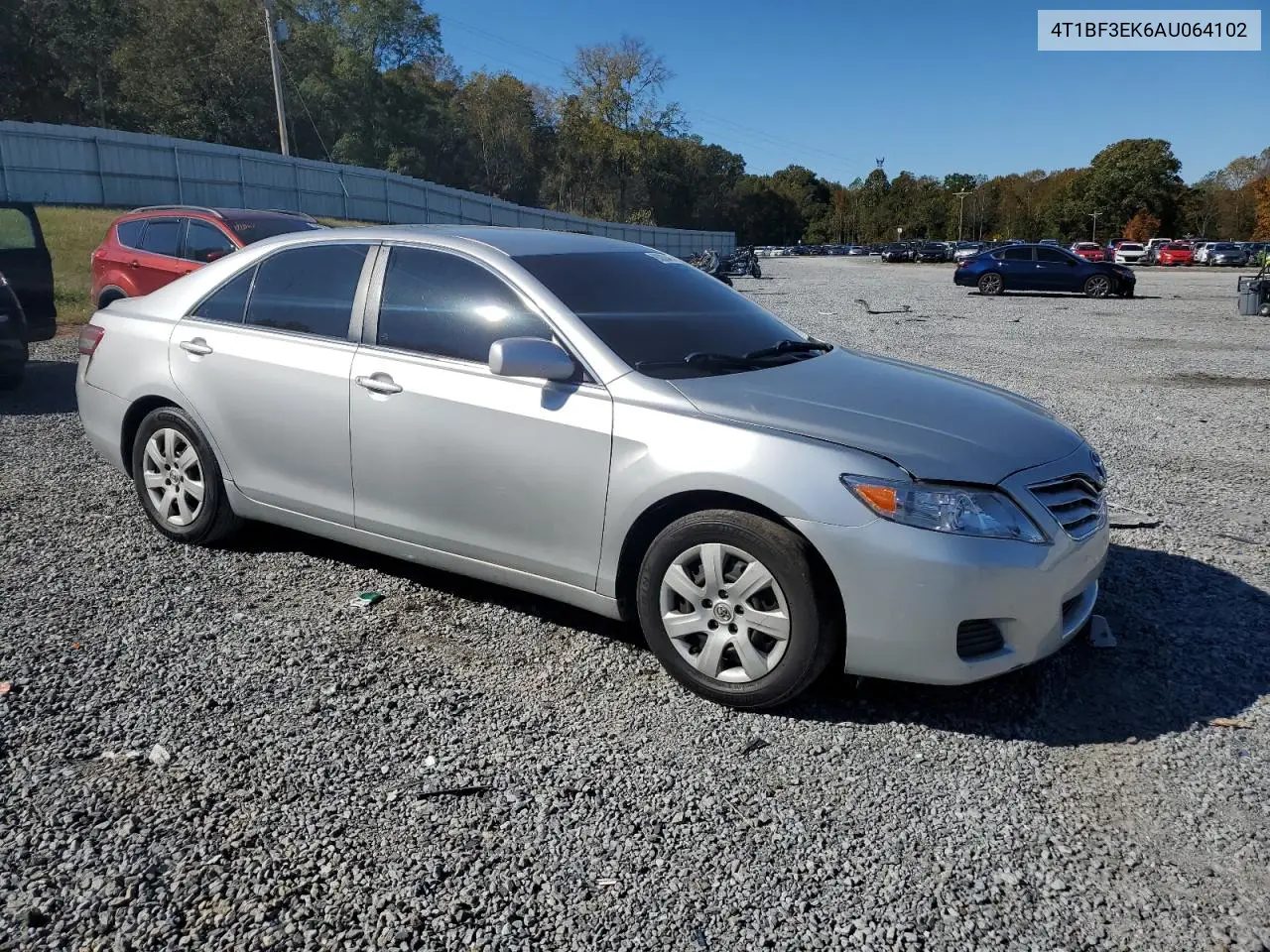 4T1BF3EK6AU064102 2010 Toyota Camry Base