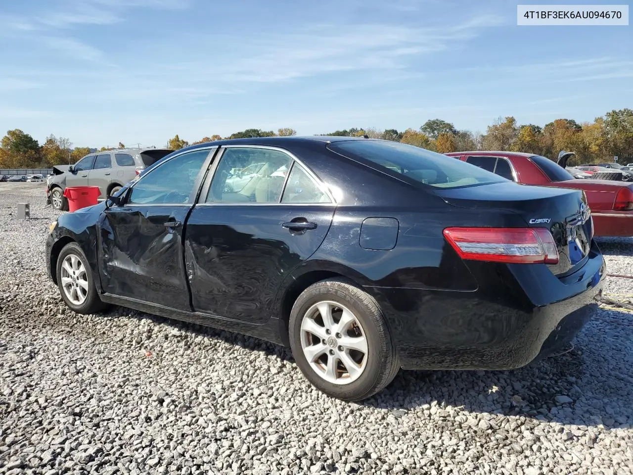 4T1BF3EK6AU094670 2010 Toyota Camry Base