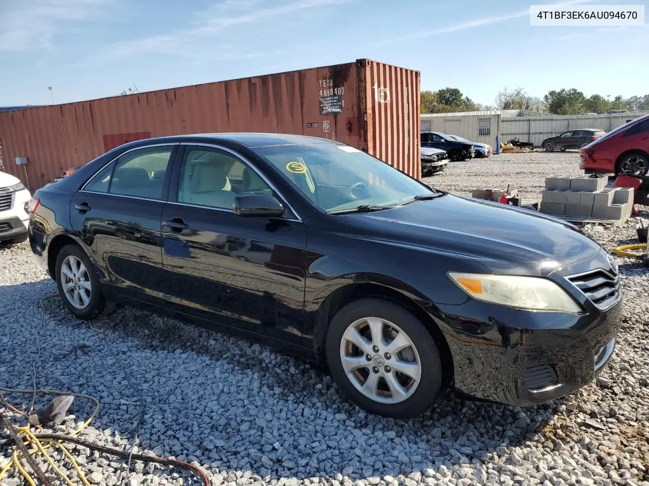 4T1BF3EK6AU094670 2010 Toyota Camry Base