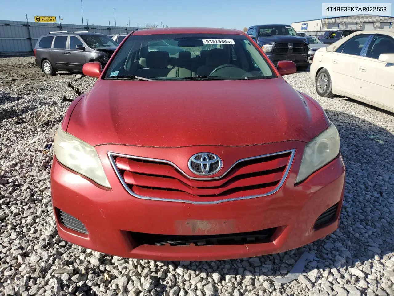 4T4BF3EK7AR022558 2010 Toyota Camry Base