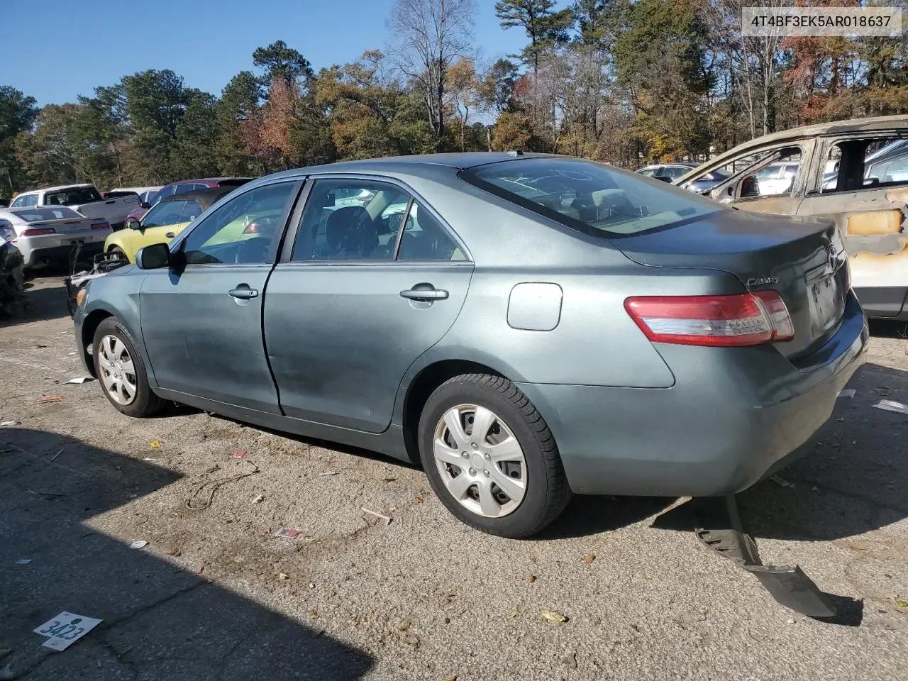 4T4BF3EK5AR018637 2010 Toyota Camry Base