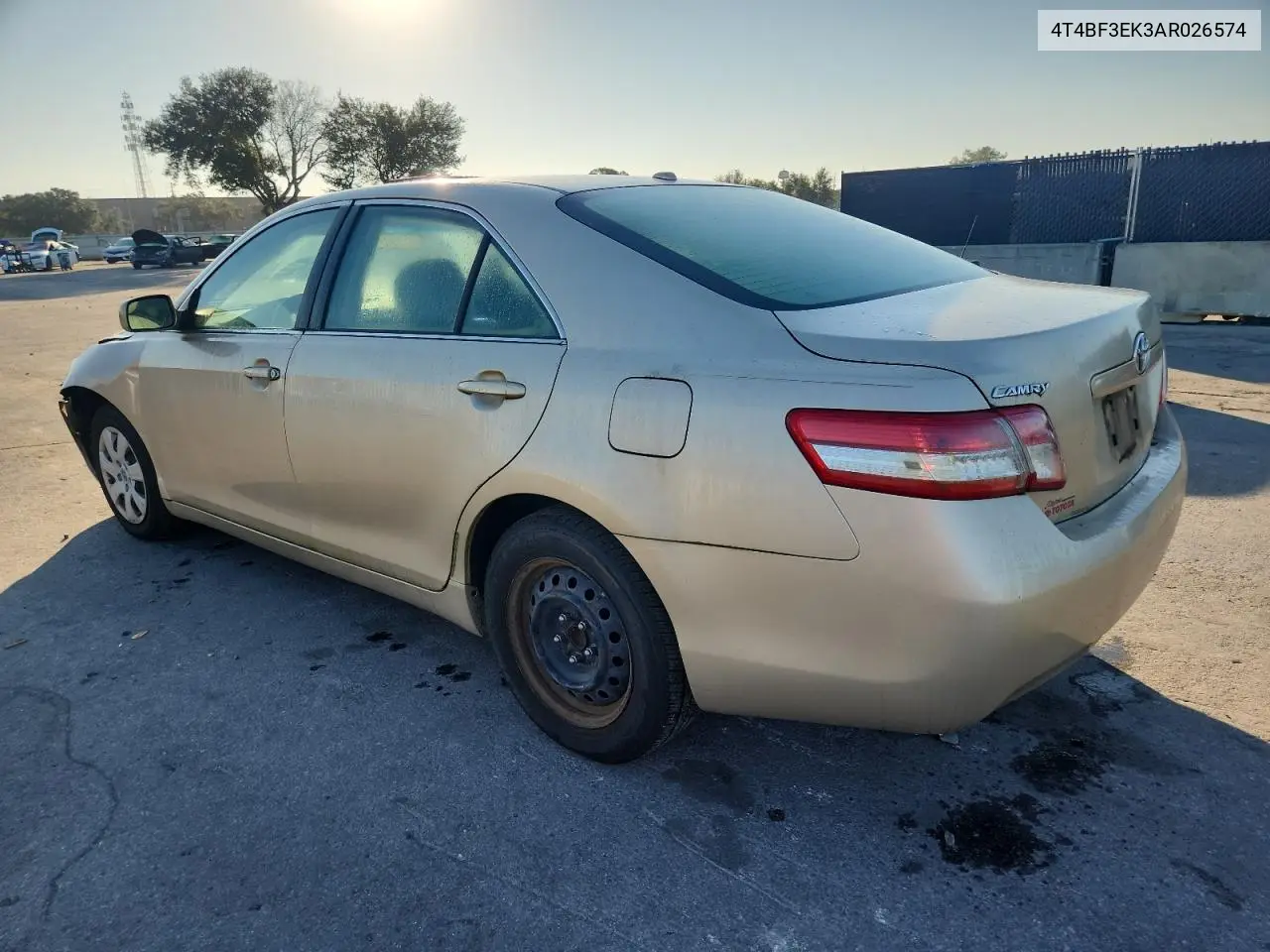 4T4BF3EK3AR026574 2010 Toyota Camry Base