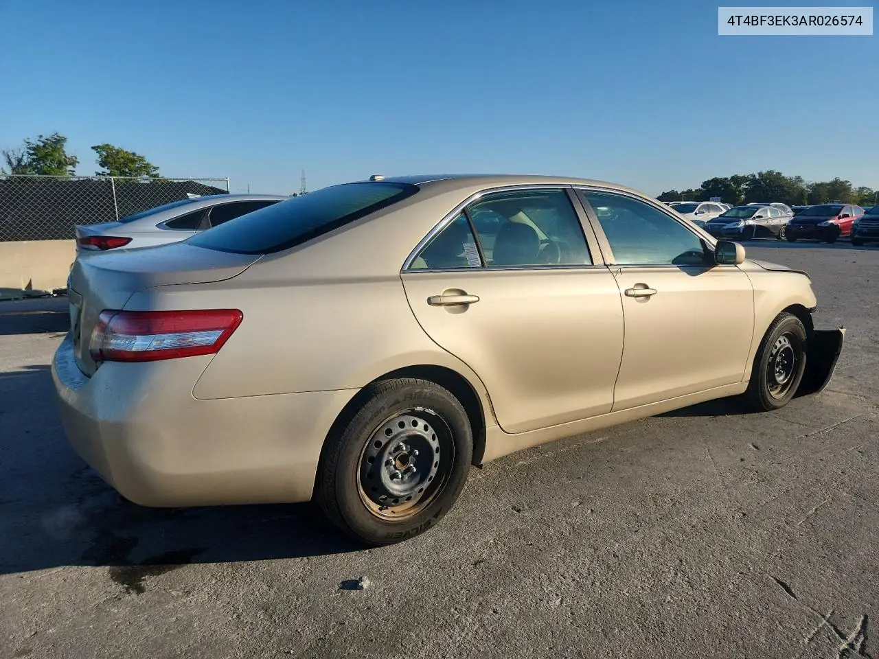 4T4BF3EK3AR026574 2010 Toyota Camry Base
