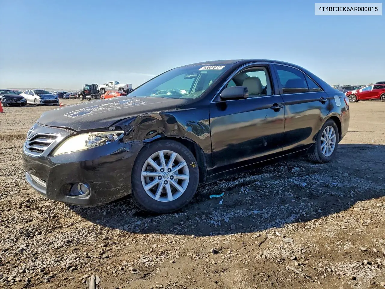 4T4BF3EK6AR080015 2010 Toyota Camry Base