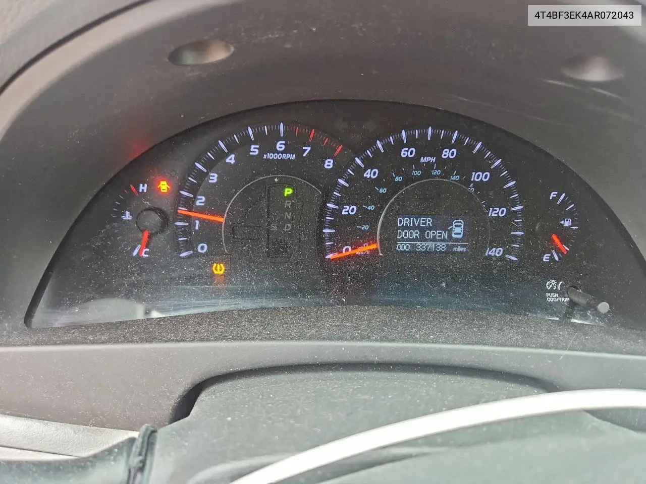 4T4BF3EK4AR072043 2010 Toyota Camry Base