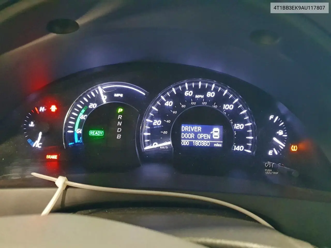 4T1BB3EK9AU117807 2010 Toyota Camry Hybrid