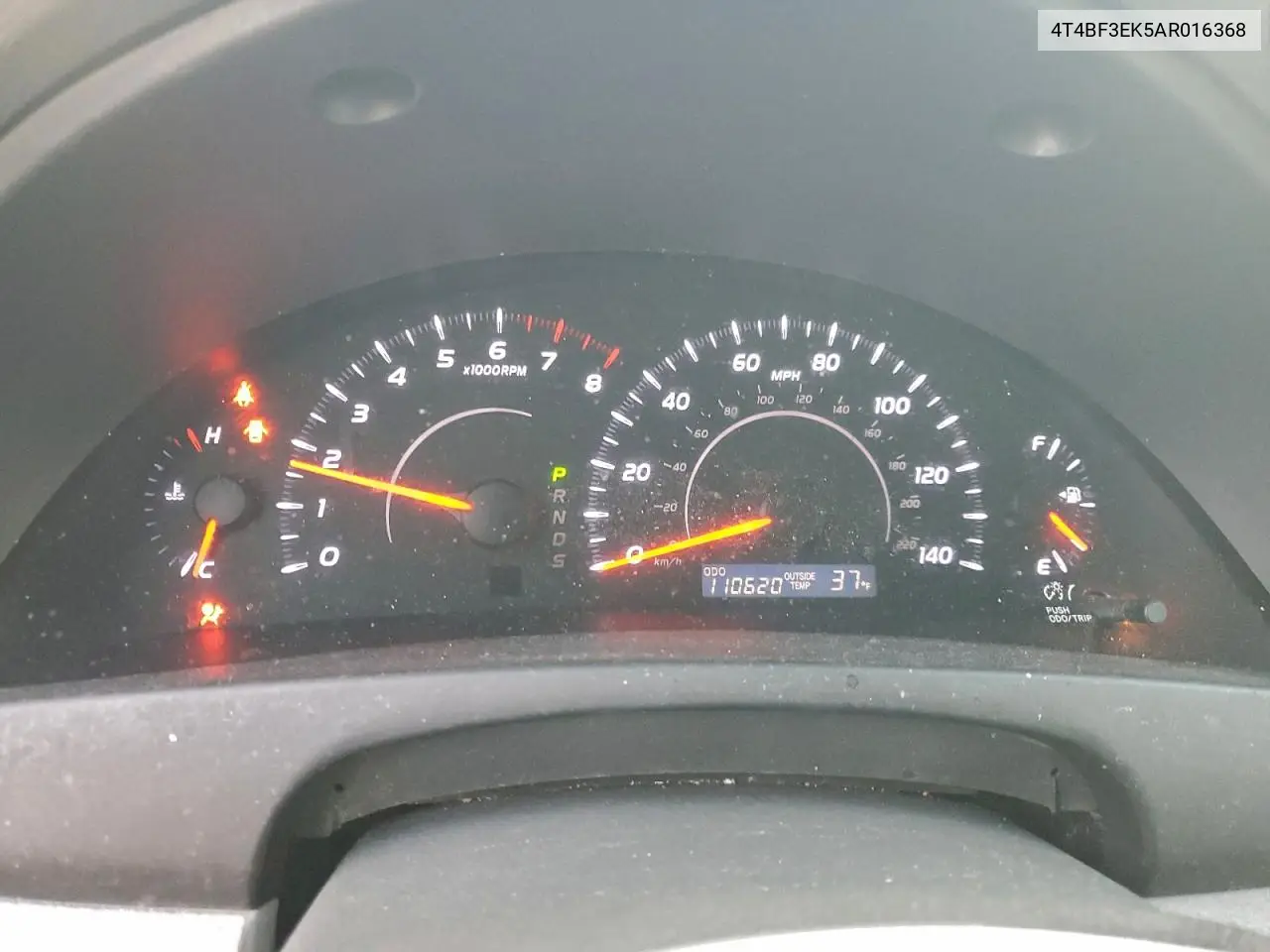 4T4BF3EK5AR016368 2010 Toyota Camry Base