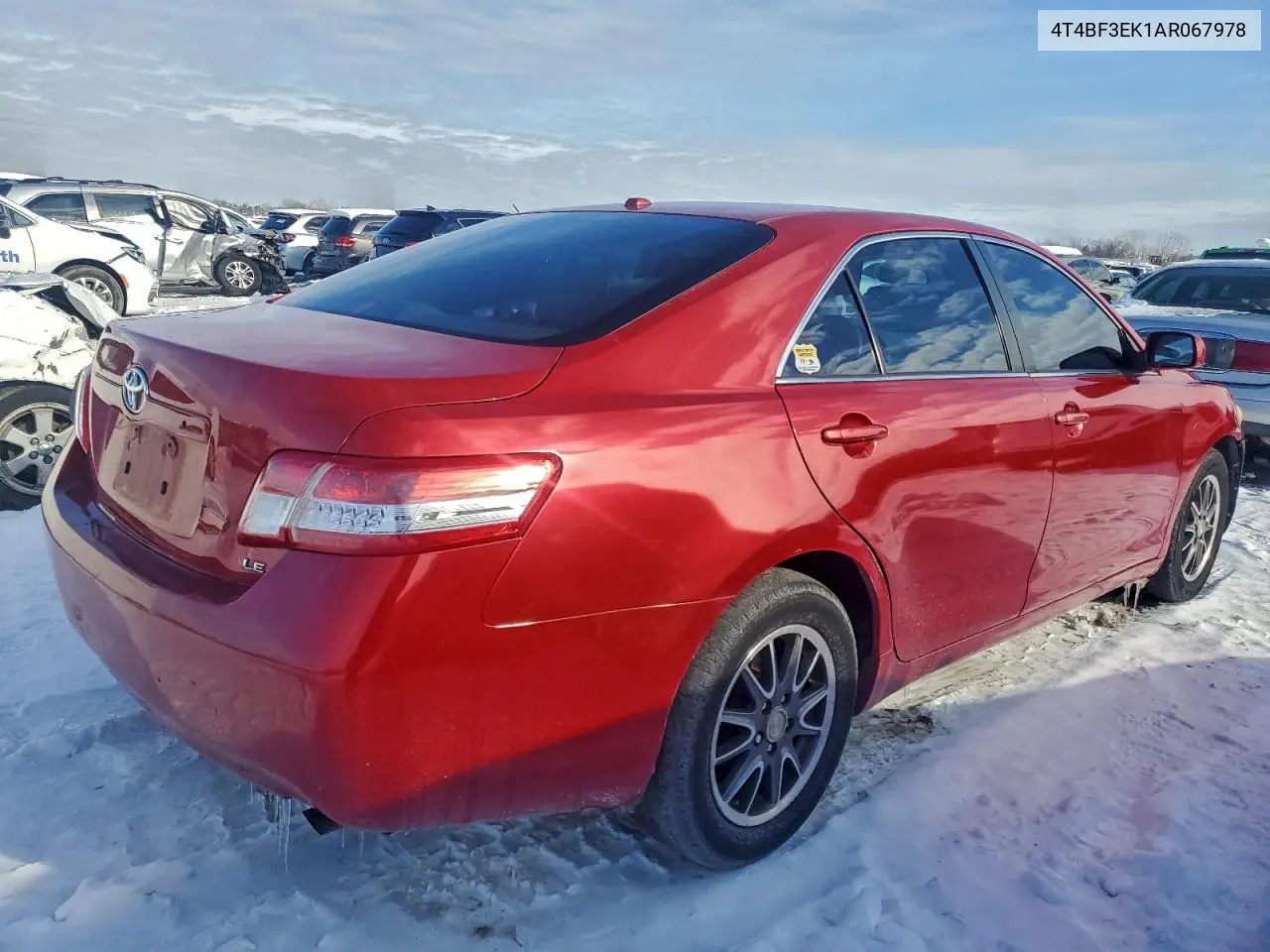 4T4BF3EK1AR067978 2010 Toyota Camry Base