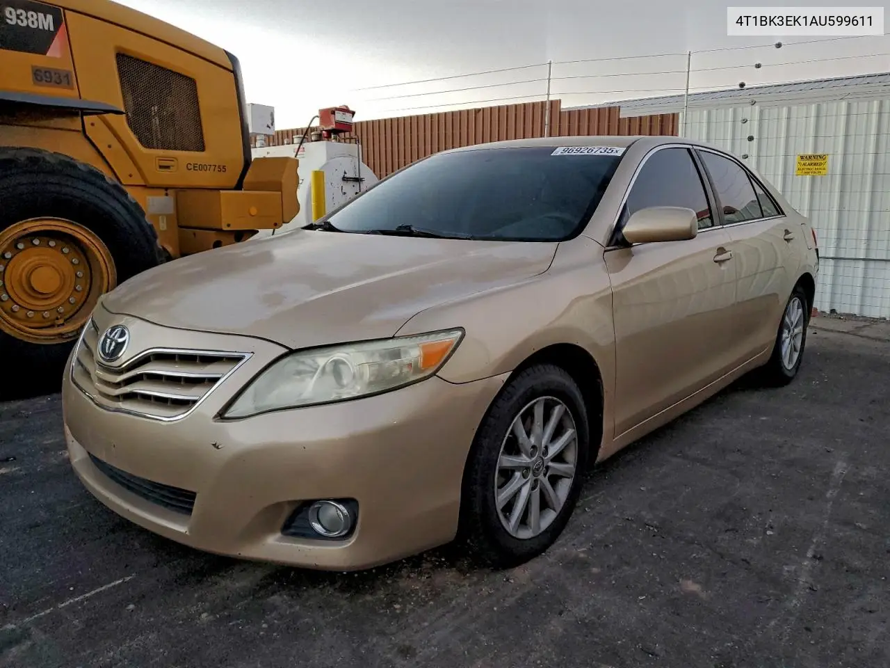 4T1BK3EK1AU599611 2010 Toyota Camry Se