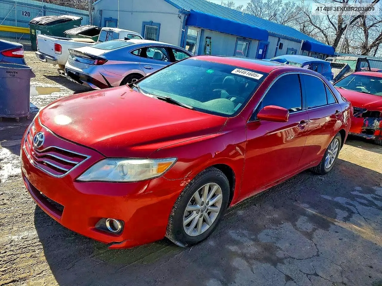 4T4BF3EK0BR203809 2011 Toyota Camry Xle