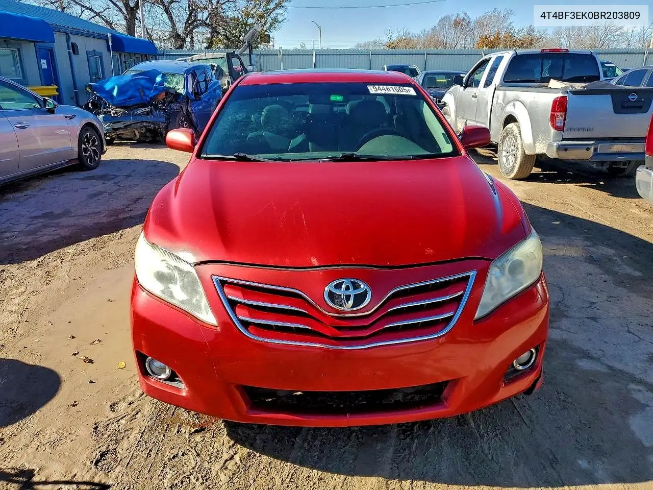 4T4BF3EK0BR203809 2011 Toyota Camry Xle