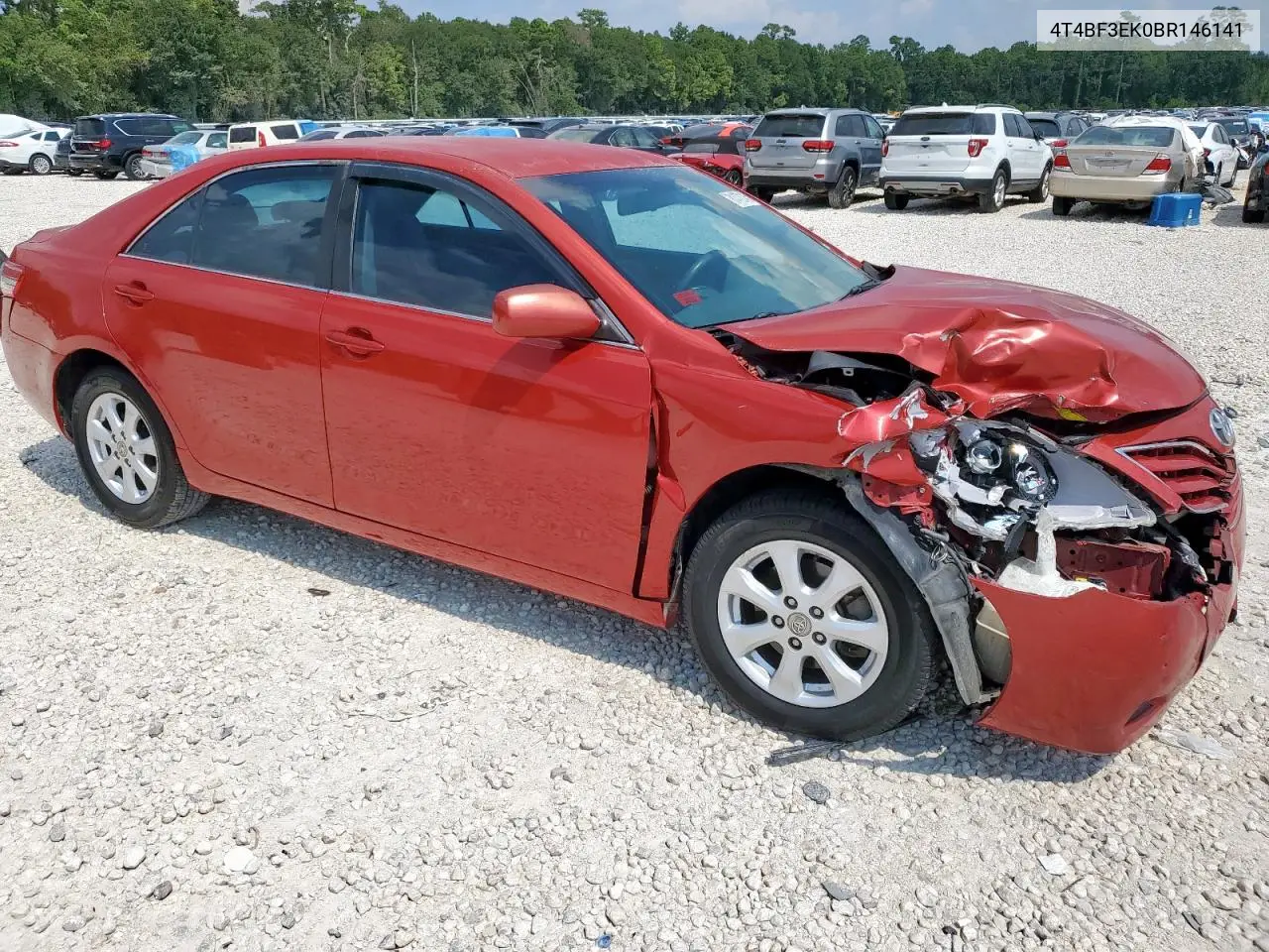 4T4BF3EK0BR146141 2011 Toyota Camry Base
