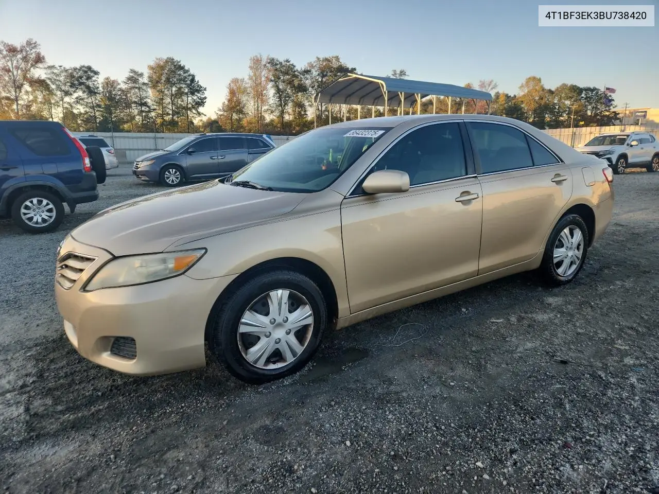 4T1BF3EK3BU738420 2011 Toyota Camry Base