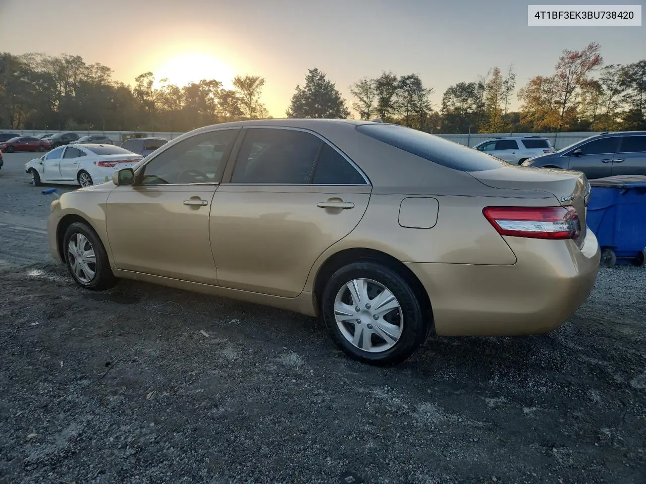 4T1BF3EK3BU738420 2011 Toyota Camry Base