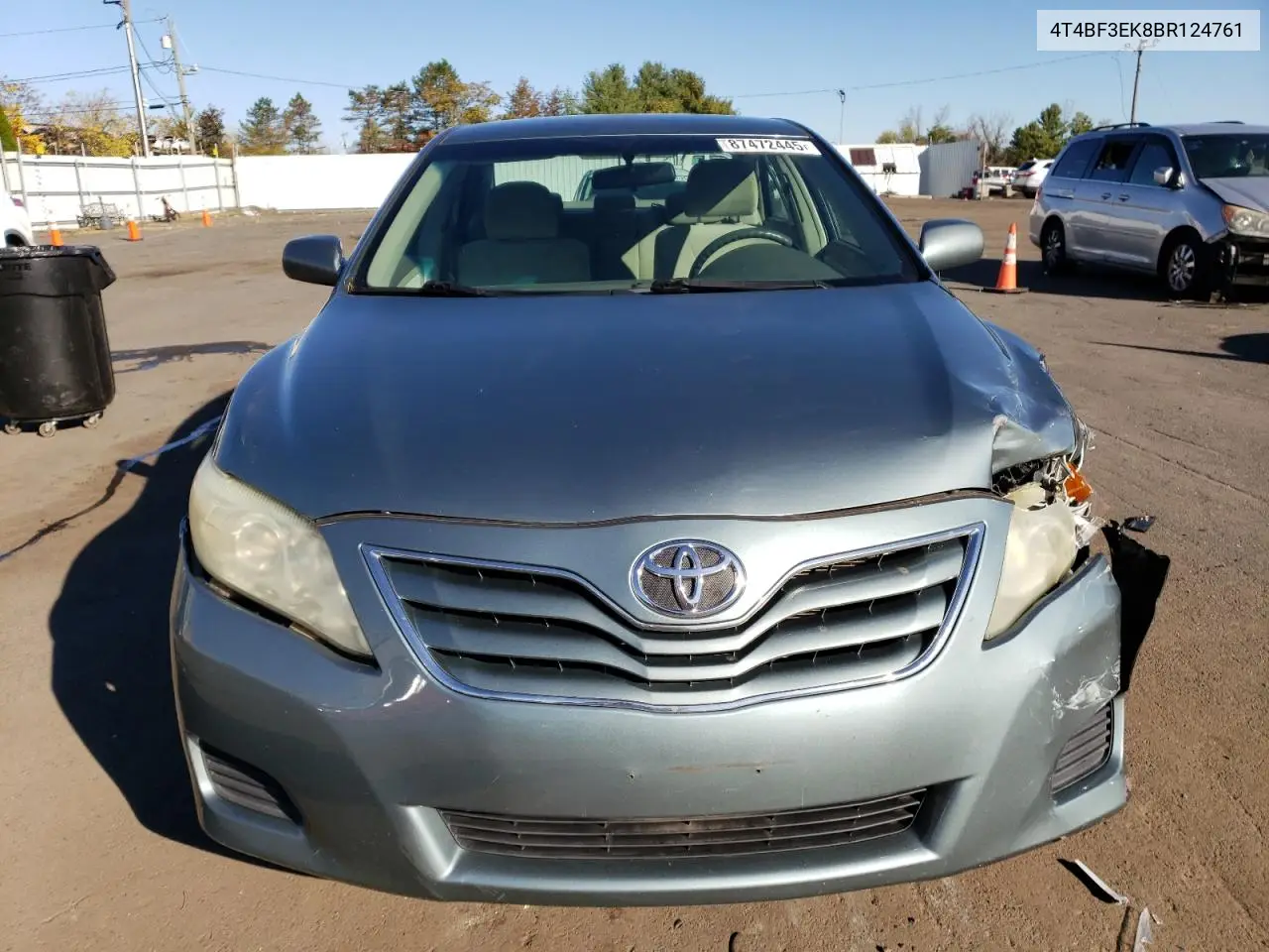4T4BF3EK8BR124761 2011 Toyota Camry Base