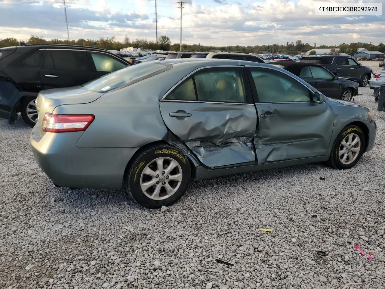 4T4BF3EK3BR092978 2011 Toyota Camry Base