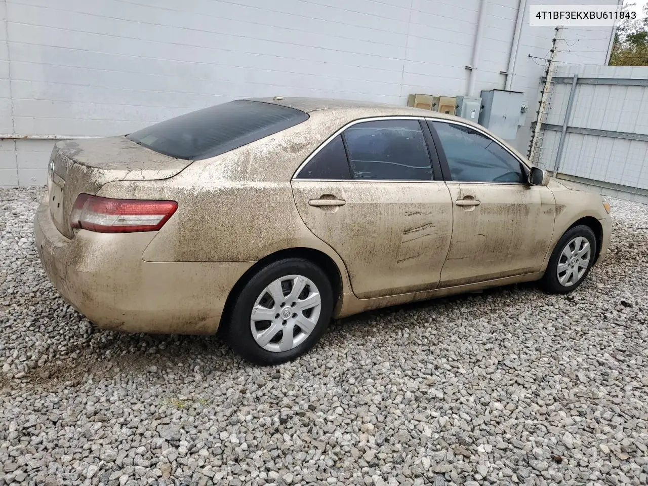 4T1BF3EKXBU611843 2011 Toyota Camry Base
