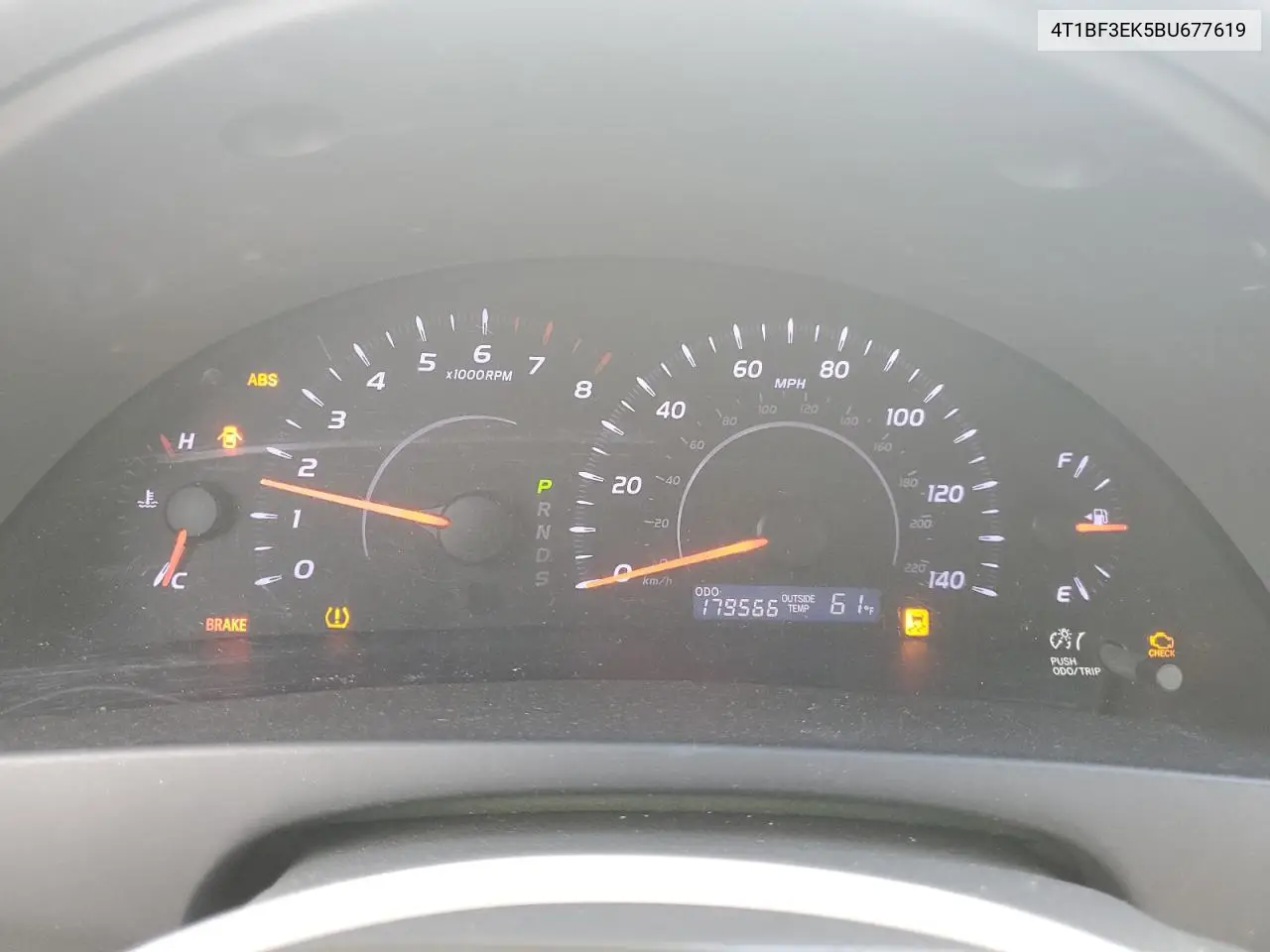 4T1BF3EK5BU677619 2011 Toyota Camry Base