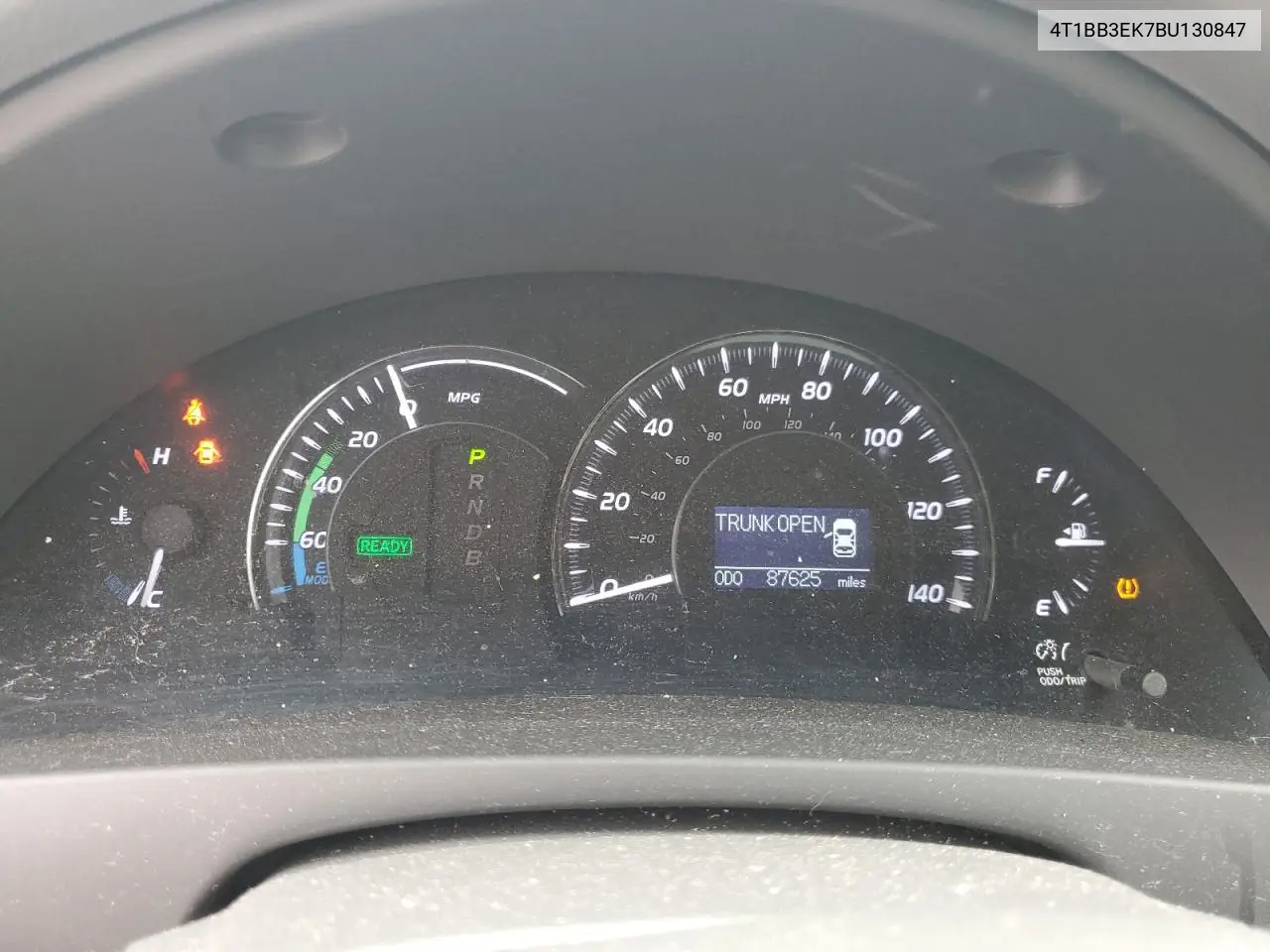 4T1BB3EK7BU130847 2011 Toyota Camry Hybrid