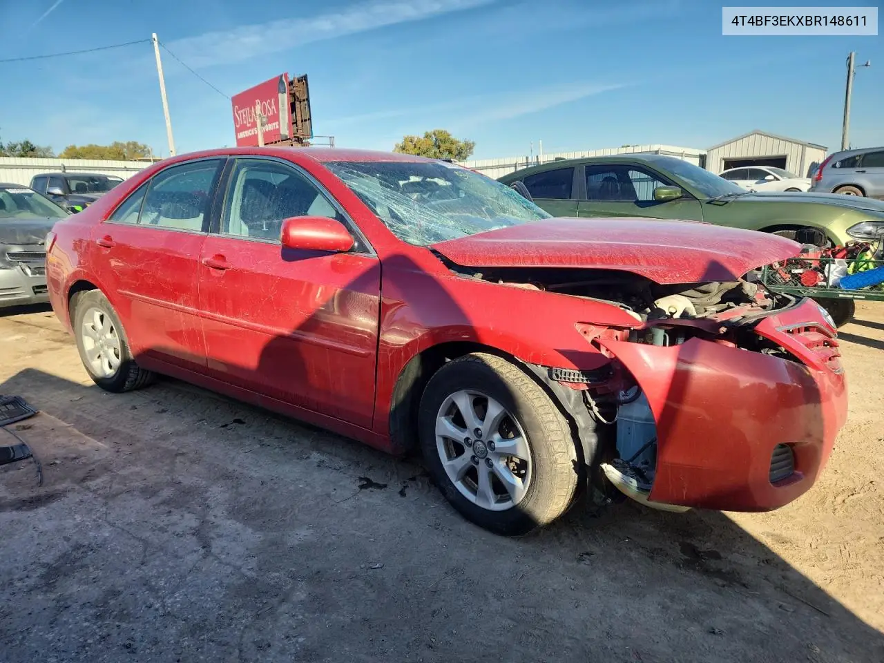 4T4BF3EKXBR148611 2011 Toyota Camry Base
