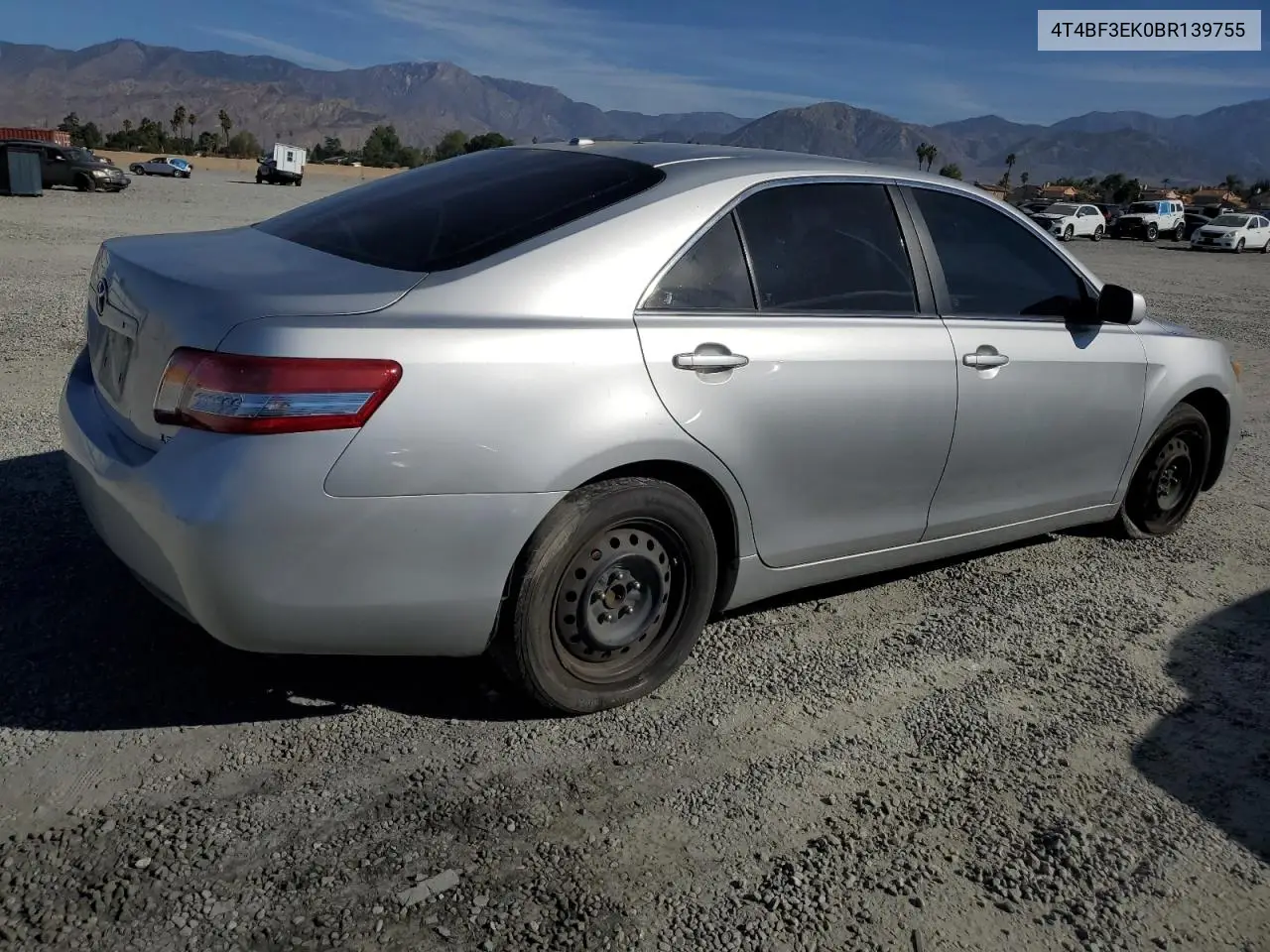 4T4BF3EK0BR139755 2011 Toyota Camry Base