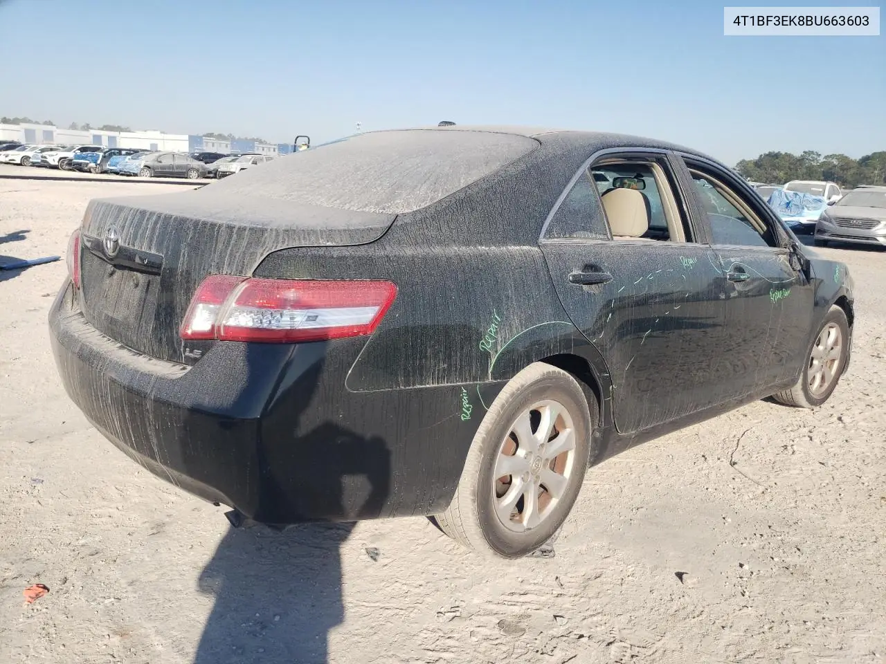 4T1BF3EK8BU663603 2011 Toyota Camry Base