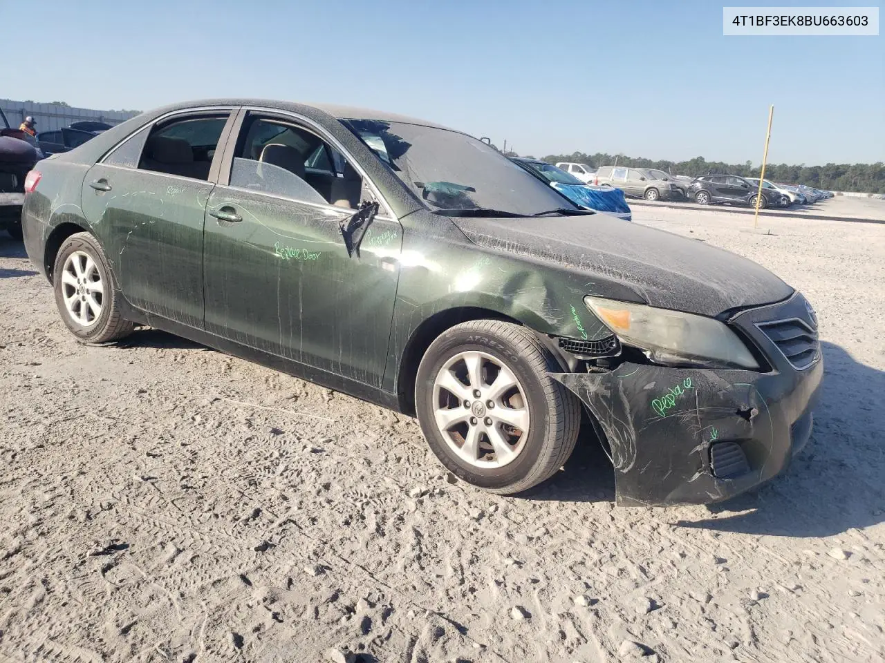 4T1BF3EK8BU663603 2011 Toyota Camry Base