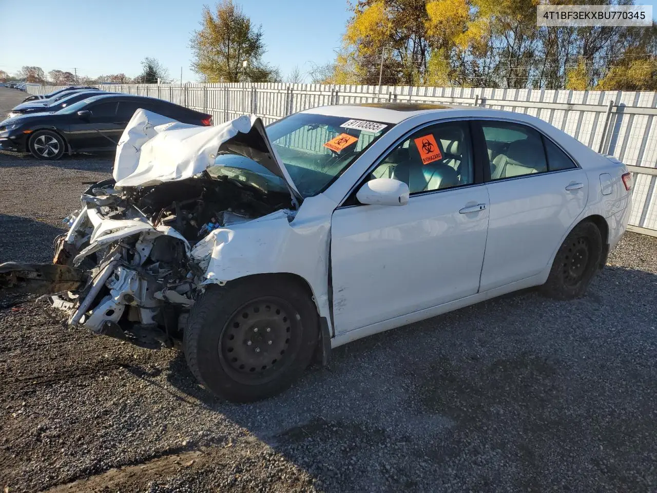 4T1BF3EKXBU770345 2011 Toyota Camry Base