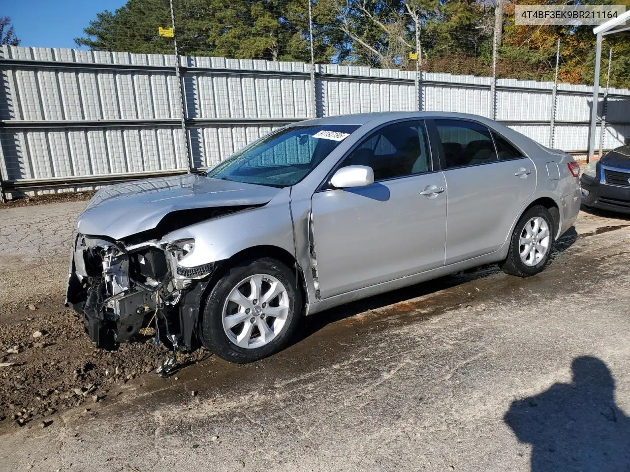 4T4BF3EK9BR211164 2011 Toyota Camry Base