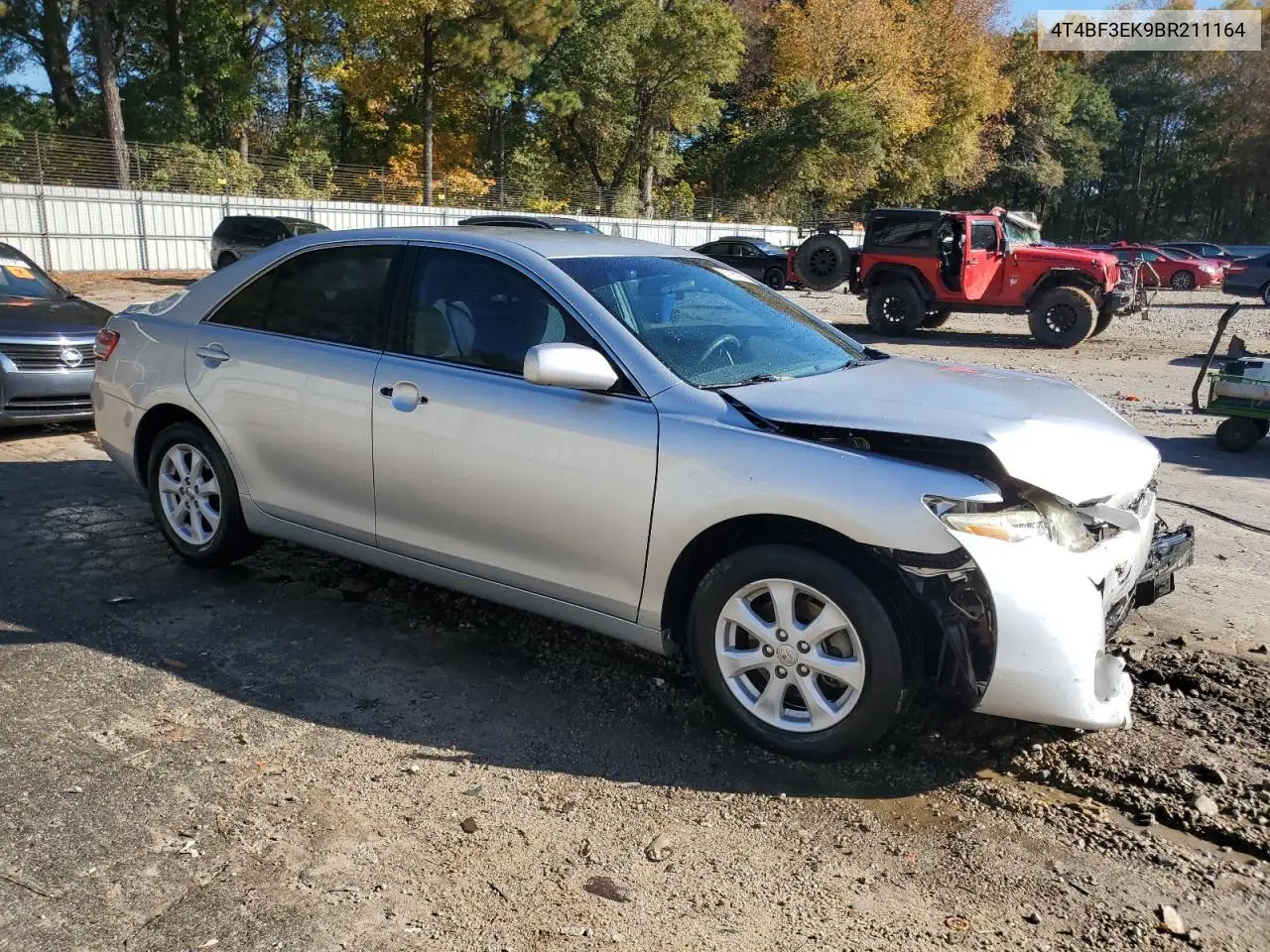 4T4BF3EK9BR211164 2011 Toyota Camry Base