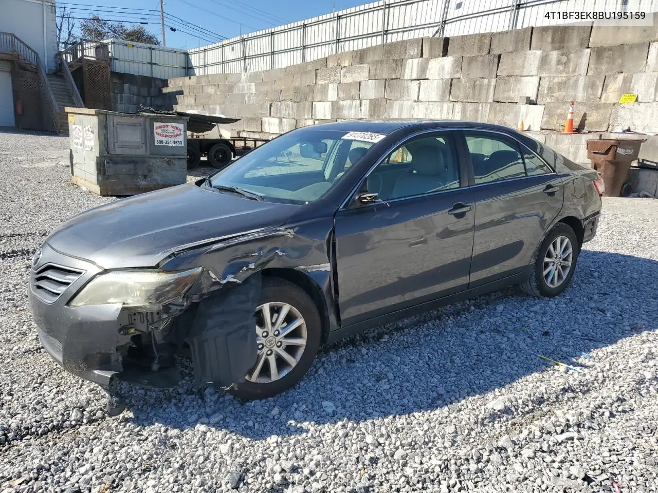 4T1BF3EK8BU195159 2011 Toyota Camry Base