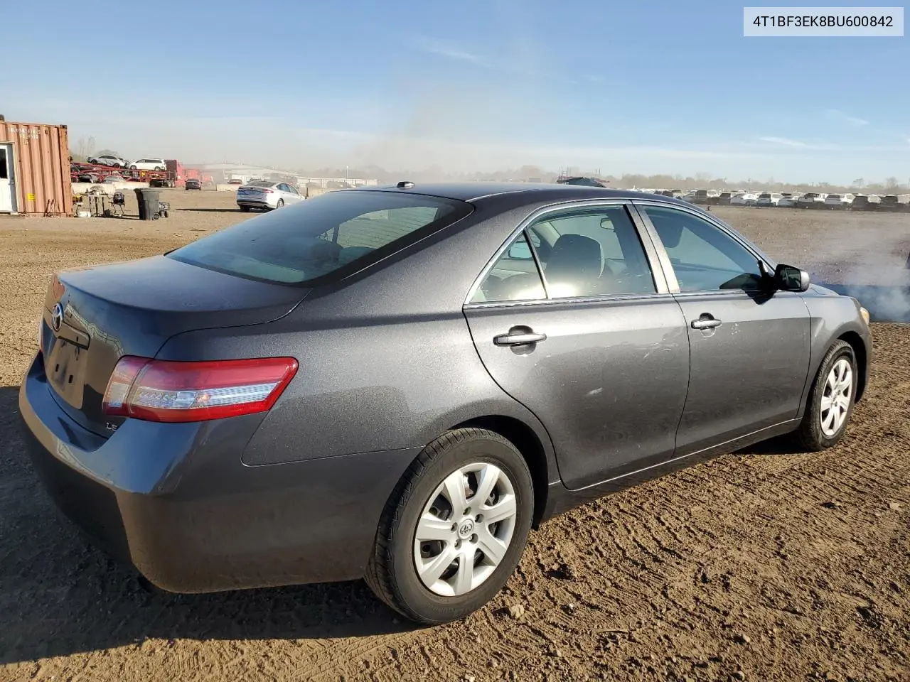 4T1BF3EK8BU600842 2011 Toyota Camry Base